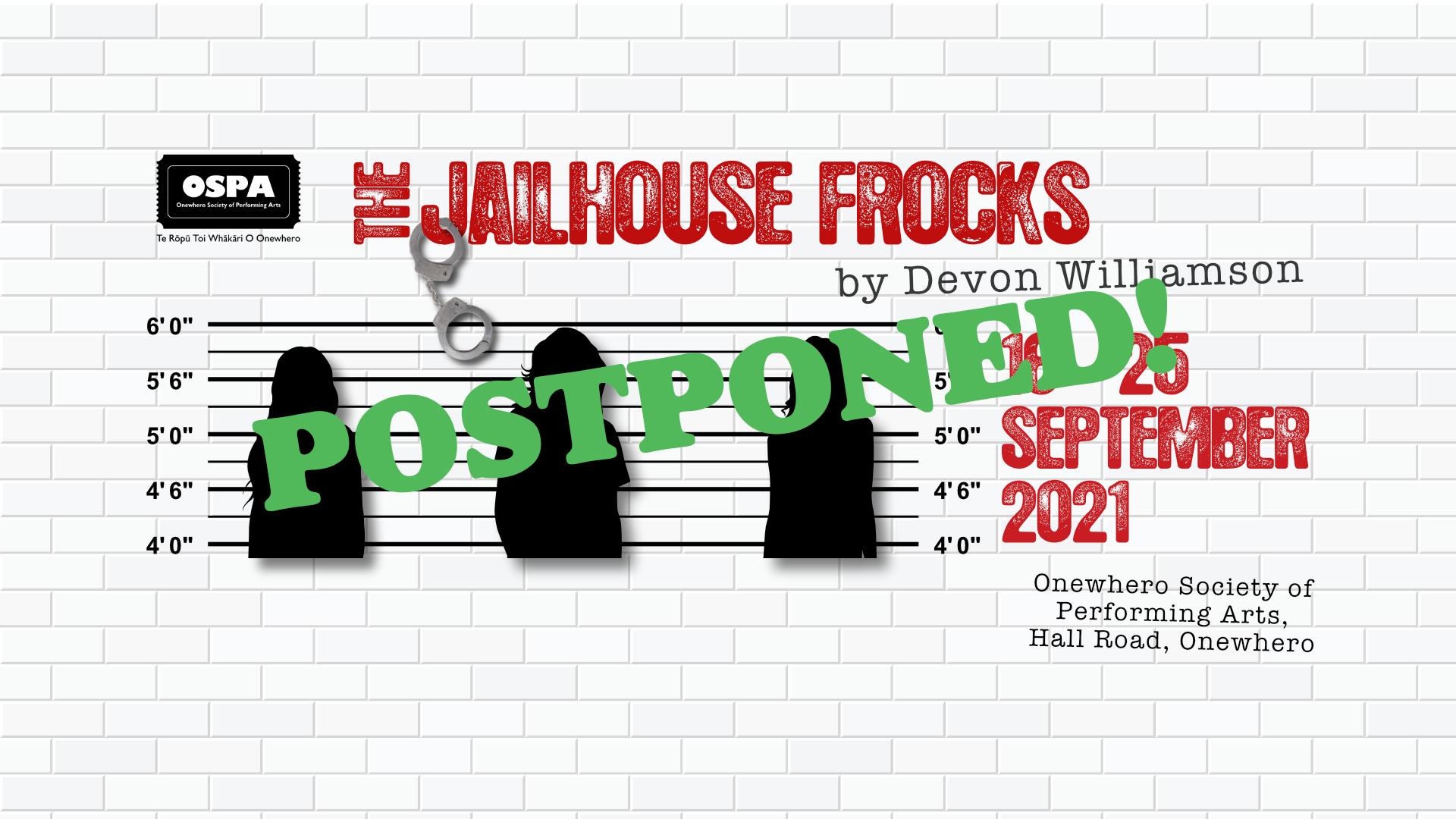 **POSTPONED** The Jailhouse Frocks